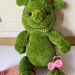 SHREK BOBAS  MASKOTKA HANDMADE. - 