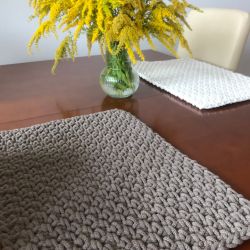 Podkładka na stół,pod talerz mech, 5mm.30x30cm