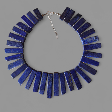 Królewski naszyjnik "Wachlarz" z Lapis Lazuli
