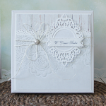 Ślubny komplet w bieli i delikatnej szarości  - białe1b