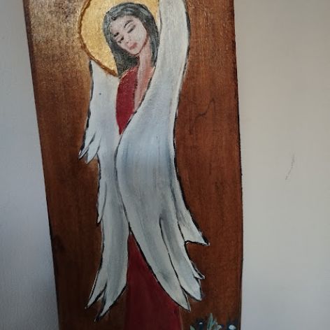 Anioł dobrego snu - obraz malowany