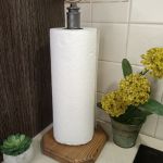 Loftowy stojak na papier kuchenny S002_1-W1 - Stojak na papier-ręcznik kuchenny - Loft