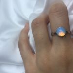 Pierścionek z opalem - pierścień z opalem
