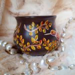 Ręcznie malowany koliber kubek baryłka 300 ml. - Ręcznie malowane