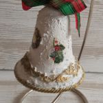 Dzwoneczek- ozdoba bożonarodzeniowa - Handmade dzwoneczek
