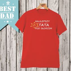 Koszulka z nadrukiem prezent dla TATY,super TATA,mąż
