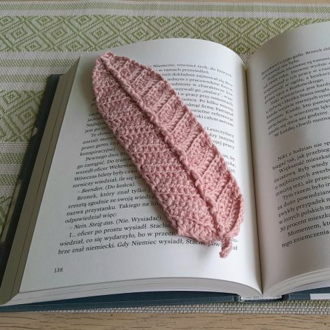 Szydełkowa zakładka do książki 