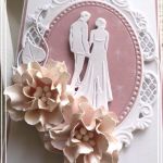 Kartka ślubna w pudełku z okienkiem pink - zdjęcie 2