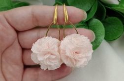 Małe morelowe łososiowe brzoskwinia kolczyki