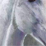Obraz - Biały koń 100x70 - wydruk na płótnie - 