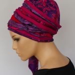 lekki turban ORIGINAL - wiązanie z boku głowy