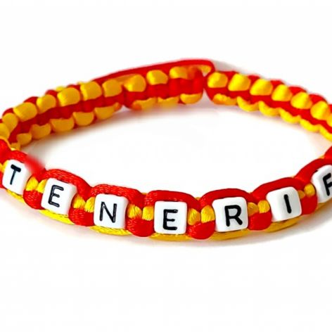 Bransoletka sznurkowa z napisem TENERIFE