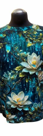 Bluzka damska wodna lilia S/M wyprzedaż