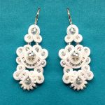 Kolczyki  Biel & Kryształy - 