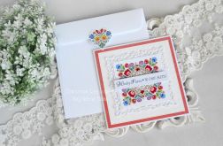 Ślubna kartka w kopercie 12