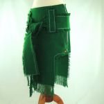 spódnica indiańska zielona - spódnica na manekinie
