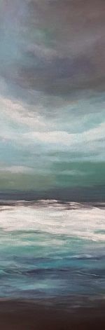 Morze-obraz akrylowy 70/70 cm. 