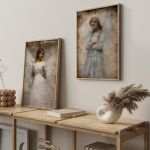 ZESTAW PLAKATÓW 2x 40x50 cm Anioły (set244) - wiz