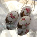 Pisanka "Porcelanowa róża" - 