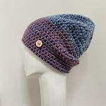 Gruba czapka beanie smerf kolorowa szydełkowa 1 - szydełkowa czapka