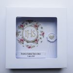 Subtelna ręcznie robiona kartka komunijna - Pamiątka Komunii w ozdobionej kopercie