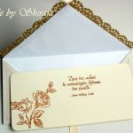 Kopertówka z okazji ślubu-  'kwiatowa elegancja - 