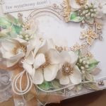 Kartka ślubna z tekturką - Z boku