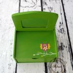 zielona toaletka sowa - spersonalizowany przeznt dla dziecka