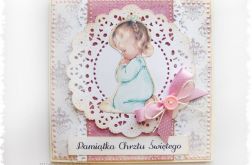 Kartka na Chrzest dla dziewczynki