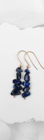 Kolczyki z jaspisem cesarskim.