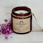 ŚWIECA SOJOWA NA WALENTYNKI O ROMANTYCZNYM ZAPACHU  - świeca sojowa walentynki miłość serce