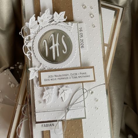 Kartka w pudełku z kopertą! Duży format! Premium! 