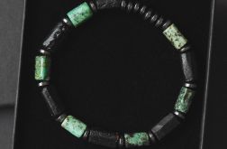 Bransoletka męska turmalin turkus tt93