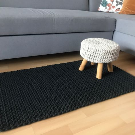 Dywan prostokątny ze sznurka bawełnianego 40x60cm