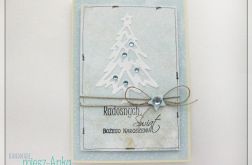 Kartka świąteczna z choinką 2