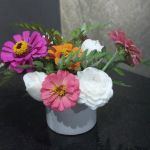 Candlebox flowerbox mały suszone kwiaty MR handmade - Candlebox