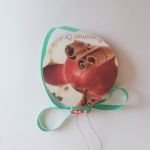 Bombka jabłko z papieru - 