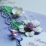 Pamiątka Chrztu św. - 'fiołkowy ogród'' - 