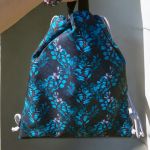 Workoplecak / plecak "Liście Oliwki" - Tył