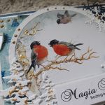 Kartka świąteczna z ptaszkami - 