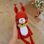 Maskotka wiewiórka, Zabawka na prezent, Prezent dla dziecka - Wysokość zabawki: ok 24-25 cm