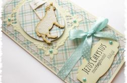 Kartka wielkanocna z barankiem