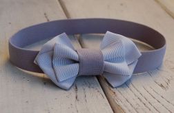 Opaska niemowlęca - Na szaro