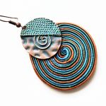 Spirals kolczyki sutaszowe - 