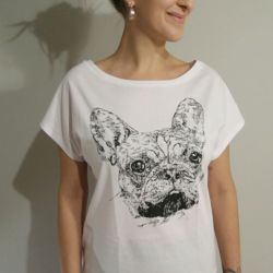 Buldożek - koszulka damska