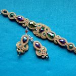 Kolczyki  Złoto, Zieleń, Tęcza - 