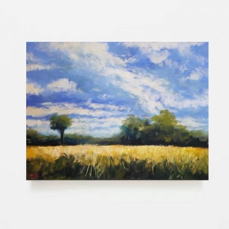 Pejzaż 3-praca pastelami 