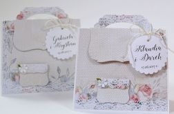 TOREBKA ŚLUBNA kartka z życzeniami kasa