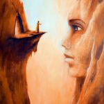 Ad Te, obraz ręcznie malowany, surrealizm, realizm magiczny - 