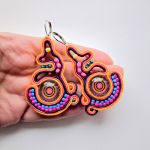 Colorful Bells kolczyki sutasz - 